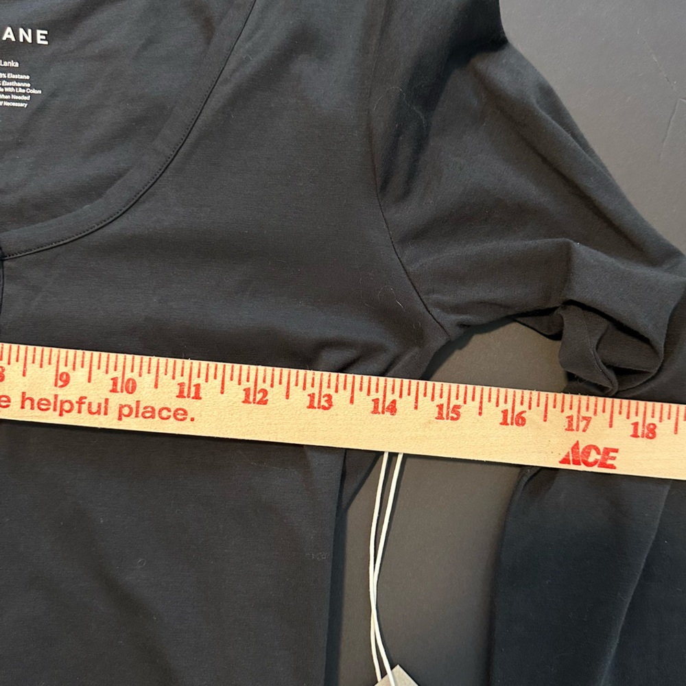 NWT Everlane The Henley Bodysuit in Black Size S Small - Picture 6 of 7